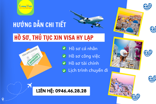 Hướng dẫn hồ sơ xin visa hy lạp - quang minh visa